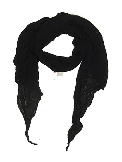 Pre-owned Assorted Brands Scarf In Black