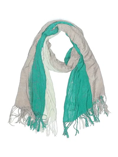 Pre-owned Assorted Brands Scarf In Blue