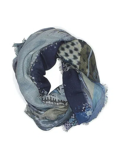Pre-owned Assorted Brands Scarf In Blue