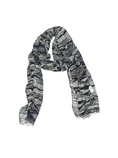 Pre-owned Assorted Brands Scarf In Blue