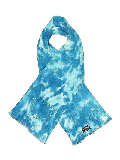 Pre-owned Assorted Brands Scarf In Blue