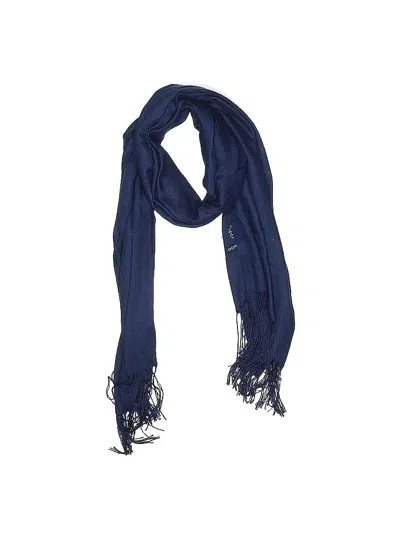 Pre-owned Assorted Brands Scarf In Blue