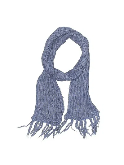 Pre-owned Assorted Brands Scarf In Blue