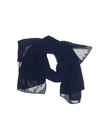 Pre-owned Assorted Brands Scarf In Blue