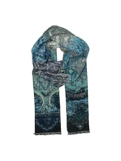 Pre-owned Assorted Brands Scarf In Blue