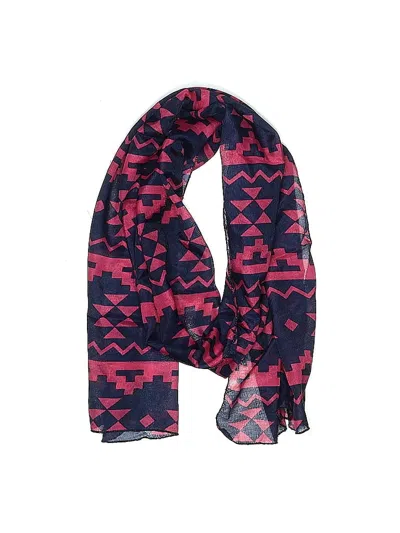 Pre-owned Assorted Brands Scarf In Blue