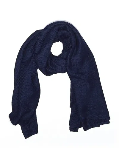 Pre-owned Assorted Brands Scarf In Blue