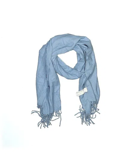 Pre-owned Assorted Brands Scarf In Blue