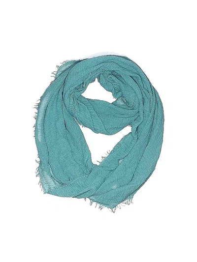Pre-owned Assorted Brands Scarf In Blue