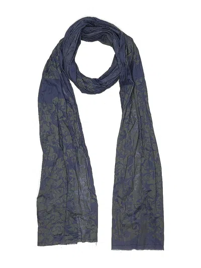 Pre-owned Assorted Brands Scarf In Blue