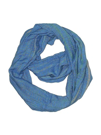 Pre-owned Assorted Brands Scarf In Blue