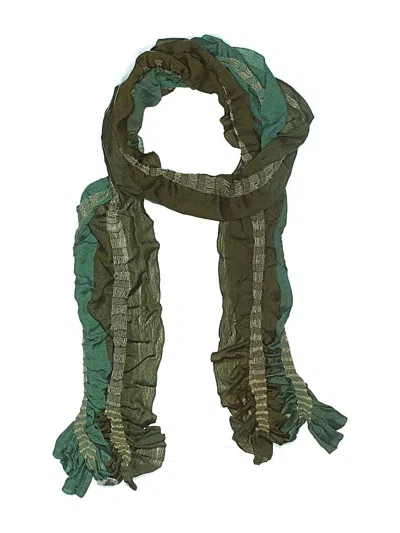 Pre-owned Assorted Brands Scarf In Blue