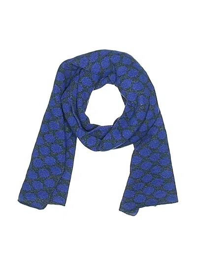 Pre-owned Assorted Brands Scarf In Blue