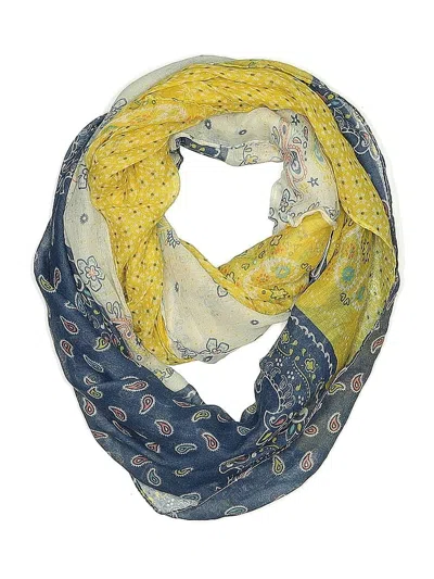 Pre-owned Assorted Brands Scarf In Blue