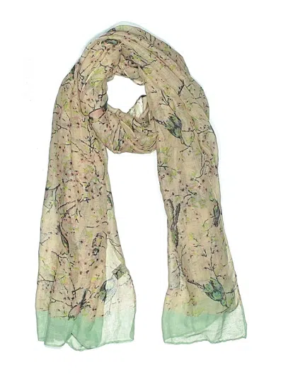 Pre-owned Assorted Brands Scarf In Blue