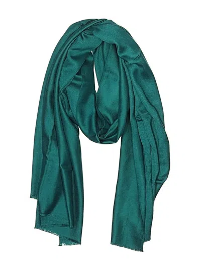 Pre-owned Assorted Brands Scarf In Blue