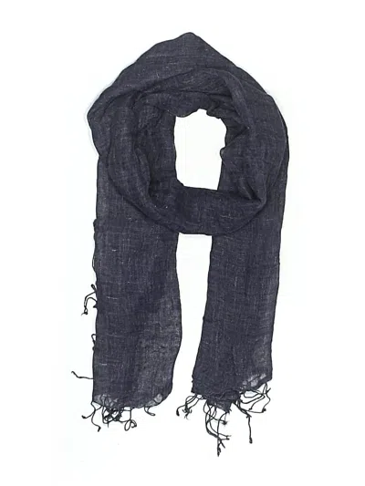 Pre-owned Assorted Brands Scarf In Blue