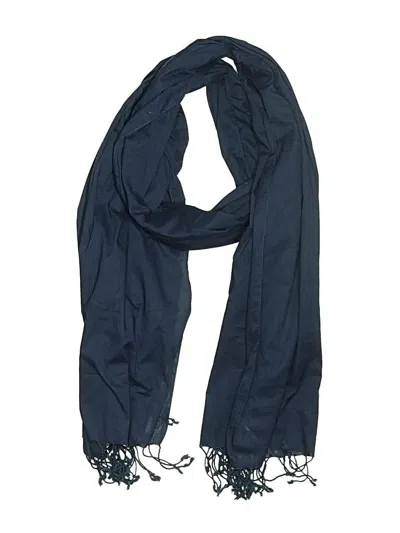 Pre-owned Assorted Brands Scarf In Blue