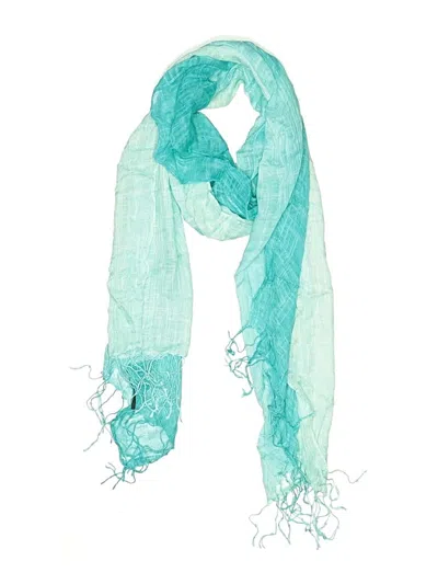 Pre-owned Assorted Brands Scarf In Blue