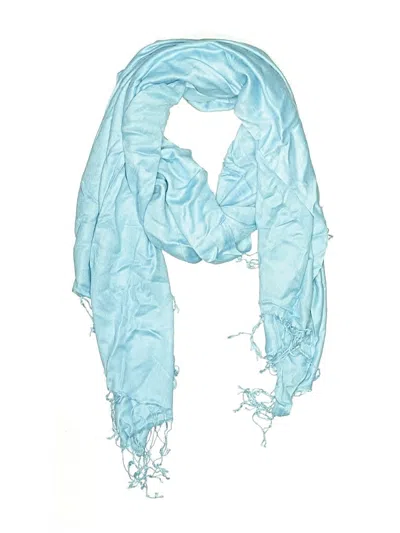 Pre-owned Assorted Brands Scarf In Blue
