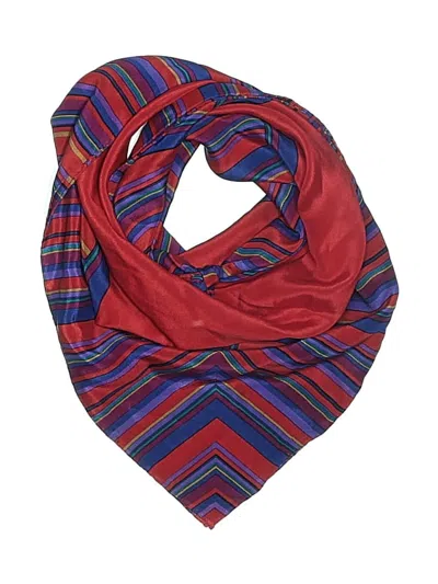 Pre-owned Assorted Brands Scarf In Blue