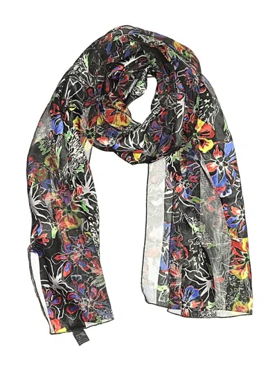 Pre-owned Assorted Brands Scarf In Blue