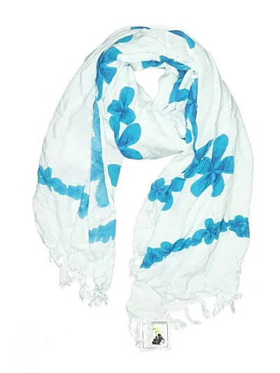 Pre-owned Assorted Brands Scarf In Blue