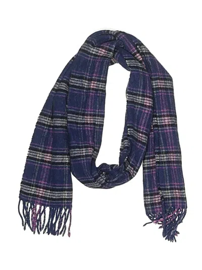 Pre-owned Assorted Brands Scarf In Blue