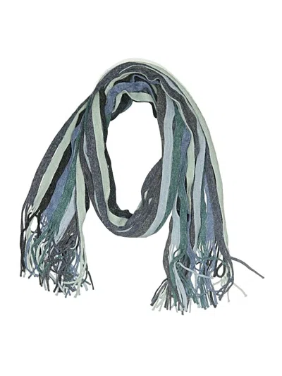 Pre-owned Assorted Brands Scarf In Blue