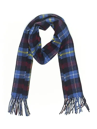 Pre-owned Assorted Brands Scarf In Blue
