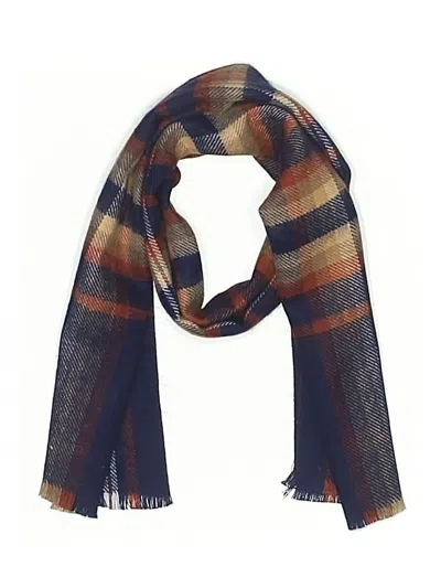 Pre-owned Assorted Brands Scarf In Blue