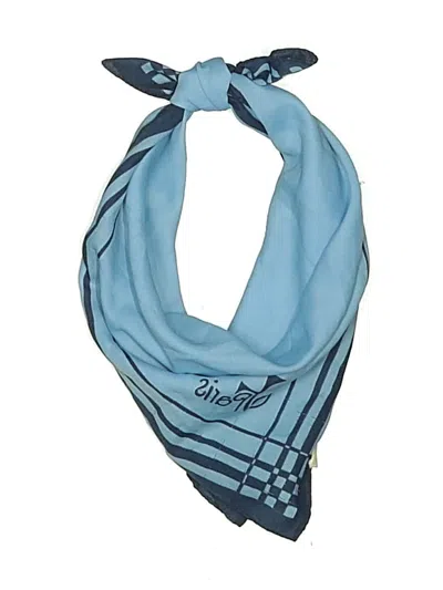 Pre-owned Assorted Brands Scarf In Blue