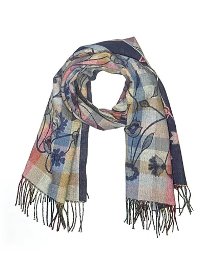 Pre-owned Assorted Brands Scarf In Blue