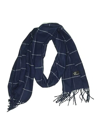 Pre-owned Assorted Brands Scarf In Blue