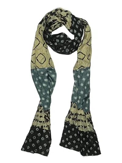Pre-owned Assorted Brands Scarf In Blue