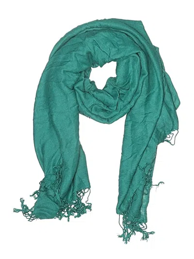 Pre-owned Assorted Brands Scarf In Blue