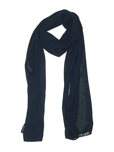 Pre-owned Assorted Brands Scarf In Blue