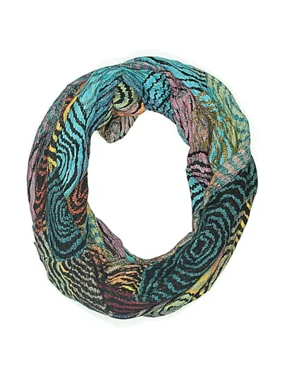 Pre-owned Assorted Brands Scarf In Blue