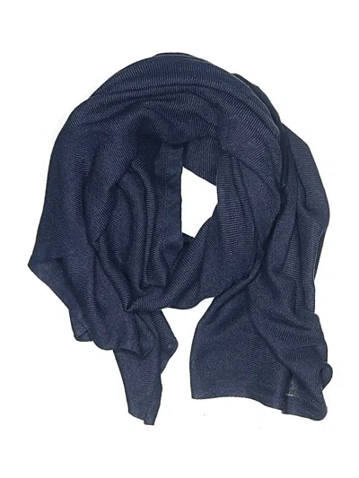 Pre-owned Assorted Brands Scarf In Blue