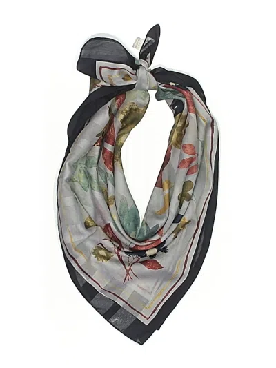 Pre-owned Assorted Brands Scarf In Blue