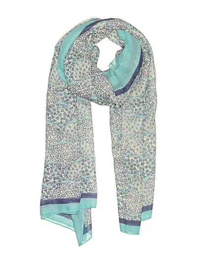 Pre-owned Assorted Brands Scarf In Blue