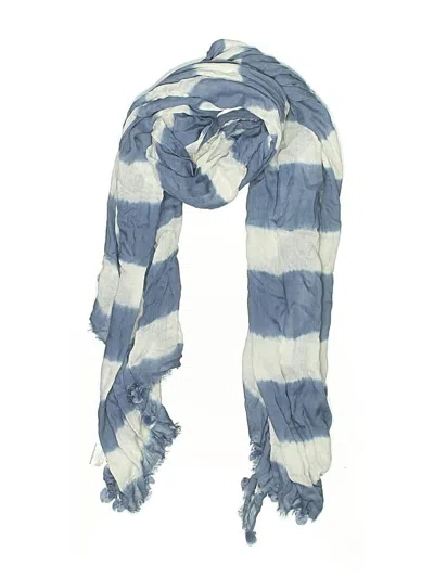 Pre-owned Assorted Brands Scarf In Blue