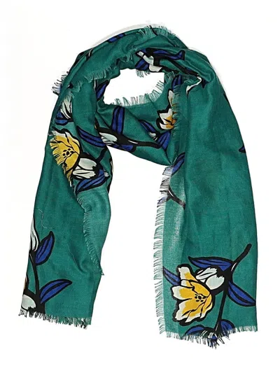 Pre-owned Assorted Brands Scarf In Blue