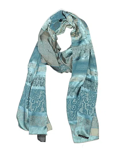 Pre-owned Assorted Brands Scarf In Blue