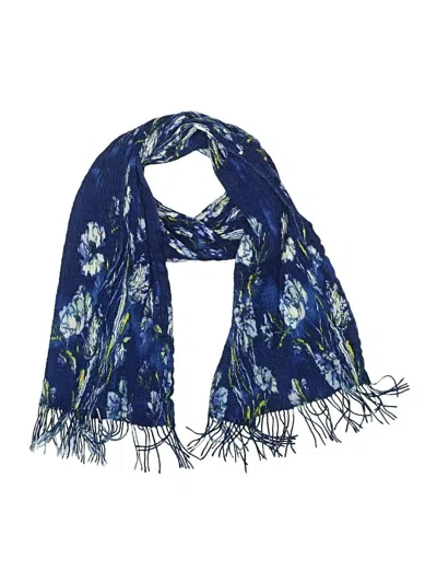 Pre-owned Assorted Brands Scarf In Blue