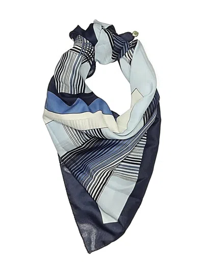Pre-owned Assorted Brands Scarf In Blue