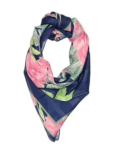 Pre-owned Assorted Brands Scarf In Blue