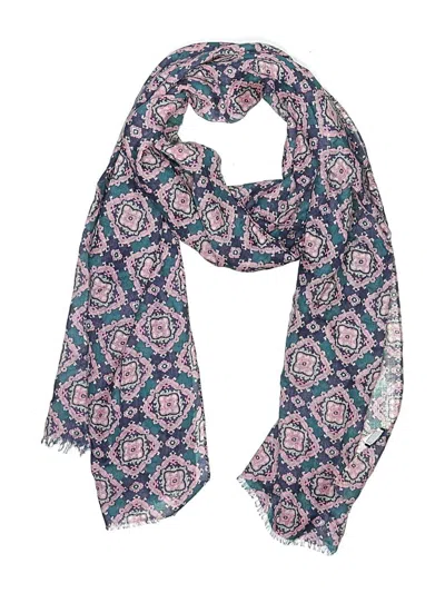 Pre-owned Assorted Brands Scarf In Blue