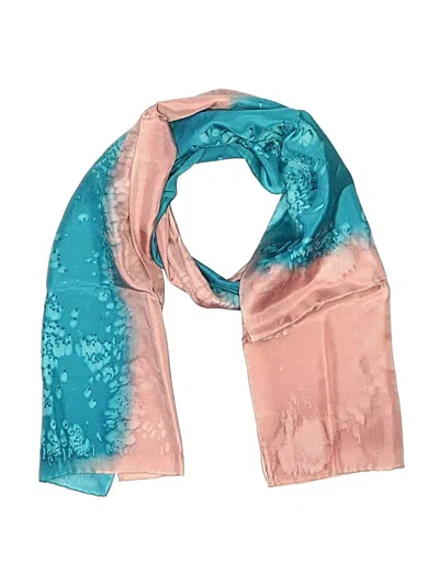 Pre-owned Assorted Brands Scarf In Blue