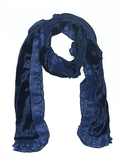 Pre-owned Assorted Brands Scarf In Blue